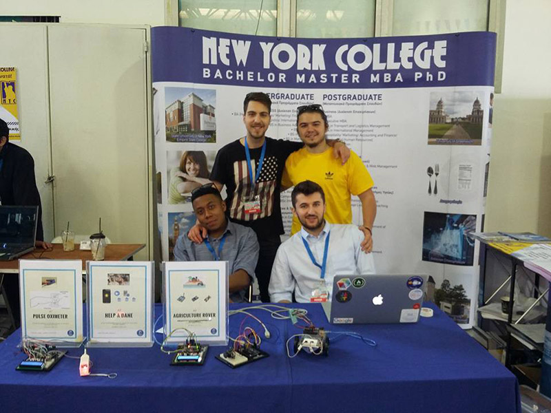 Athens Mini Maker Faire 2017, Η συμμετοχή του New York College